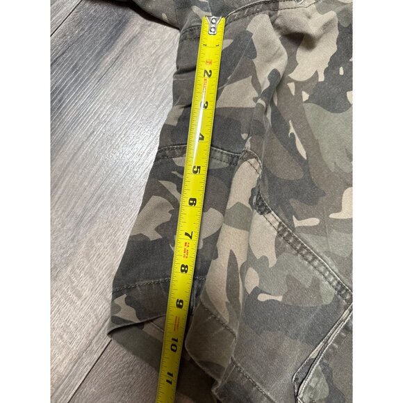 VTG Bugle Boy Mens Cargo Shorts 36 Camo Grunge Y2K Hunting Tactical Relaxed Fit - Picture 4 of 12